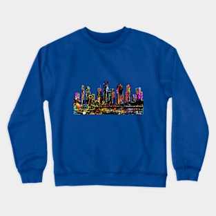 Houston covered in graffiti Crewneck Sweatshirt